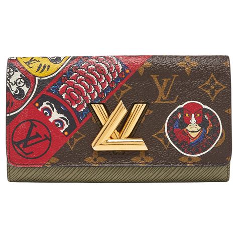 lv kabuki wallet|LOUIS VUITTON Monogram Epi Kabuki Twist Wallet.